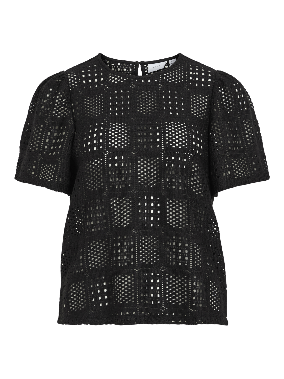 VINOVIRA T-Shirt - Black Beauty - VERO MODA & VILA Bergvik